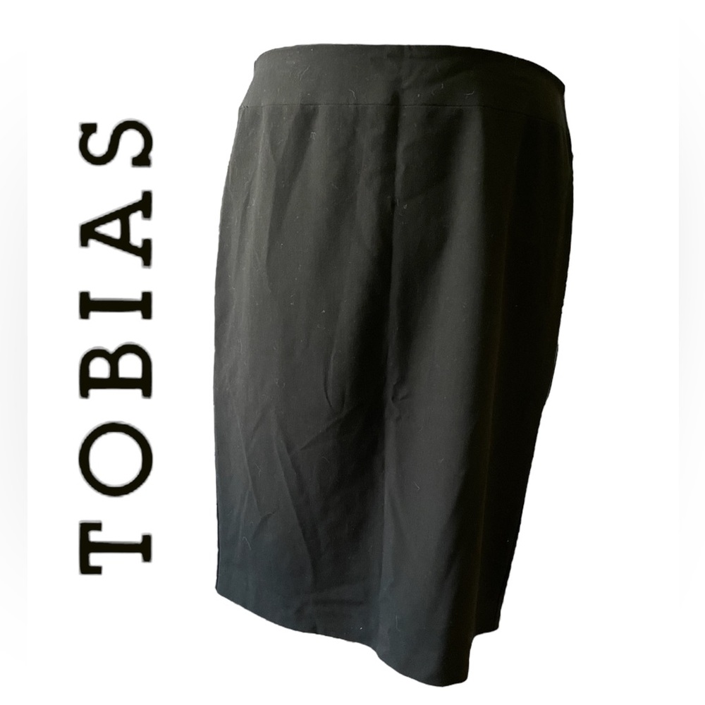 Tobias - Black Pencil Skirt